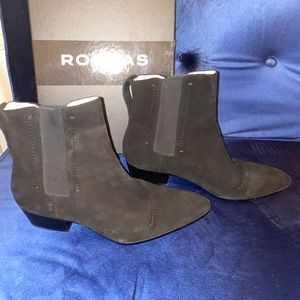 Men’s Rochas Black heel Boots